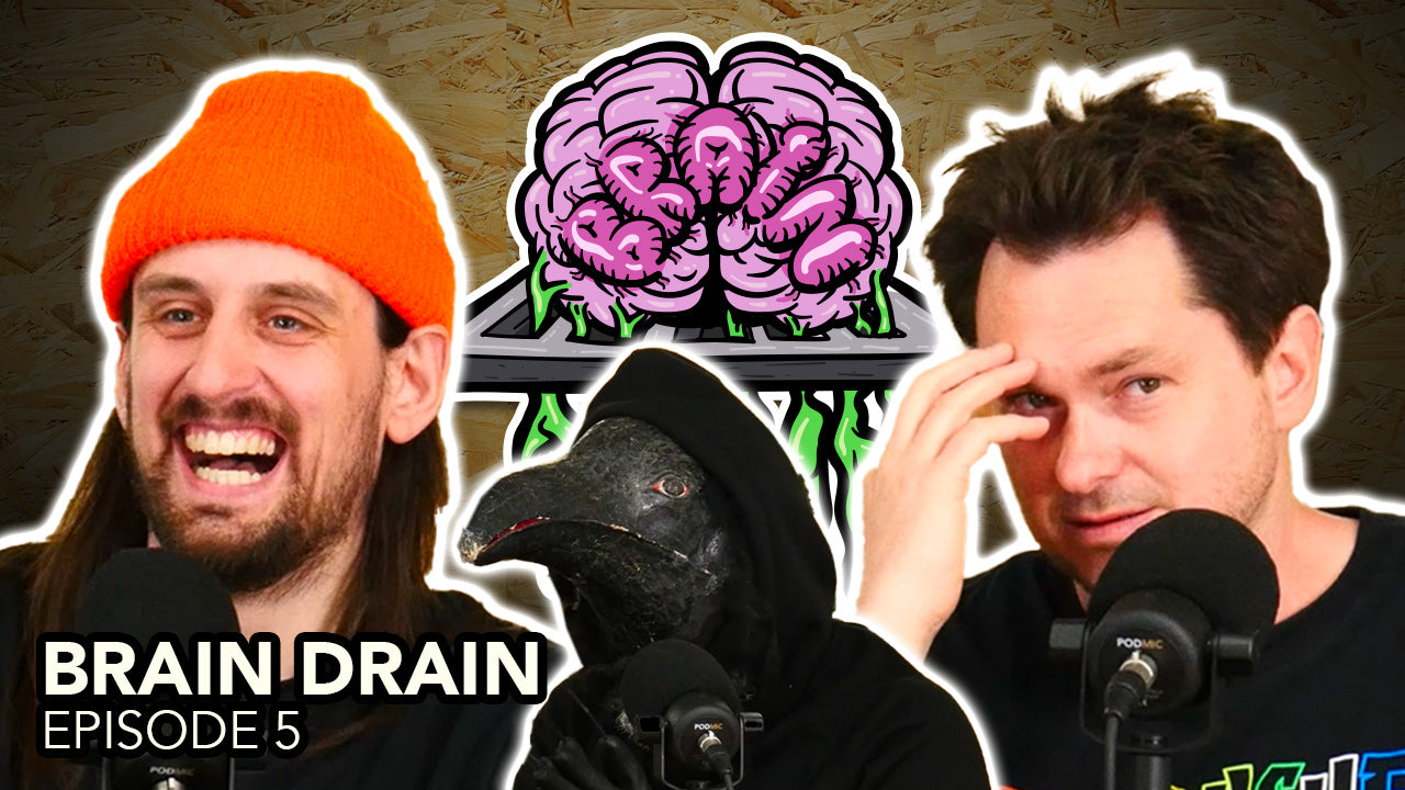 Cannibals, Flakey Ghosts, Crow-Man and Full-Cabs | Brain Drain Show #5