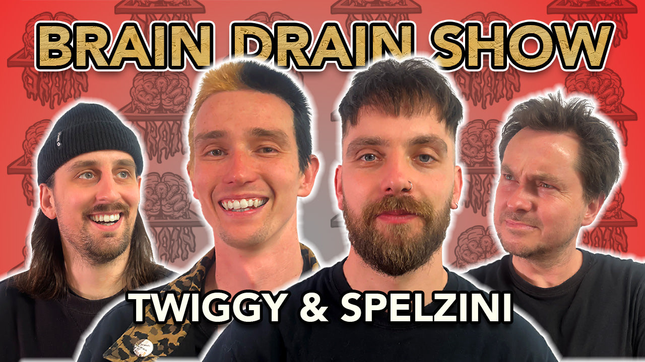 Death Skateboards, Stolen Passports & Turning Pro with Twiggy & Spelzini | Brain Drain Show #30