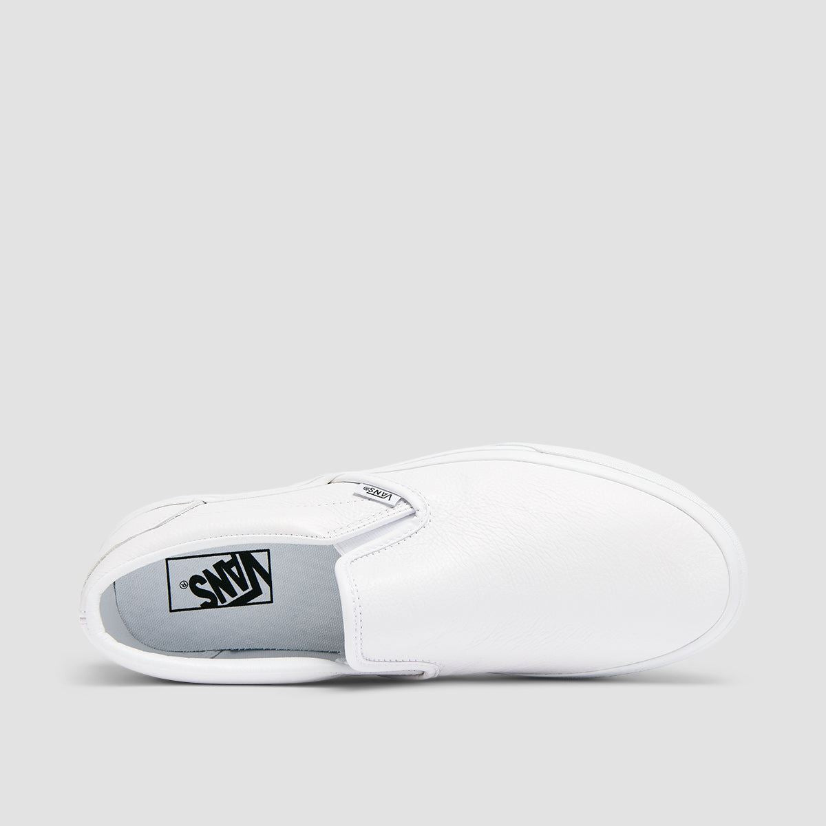 Vans Classic Slip-On Shoes - Leather True White/True White