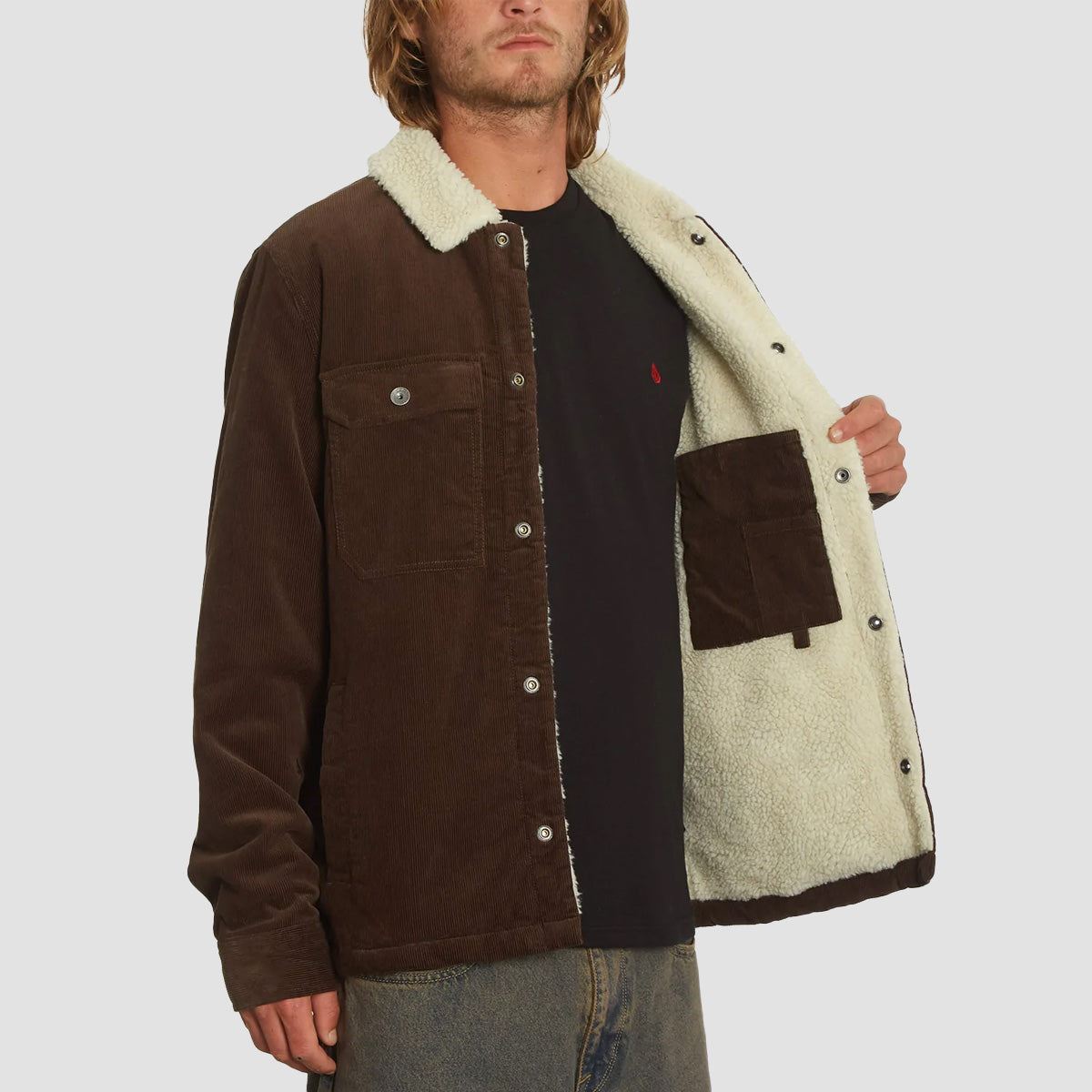 Volcom Keaton Jacket Dark Brown