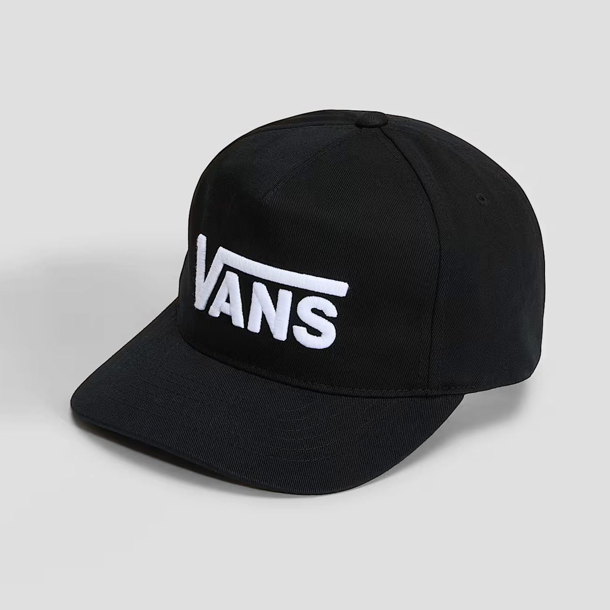 Vans Drop V Logo Snapback Cap Black
