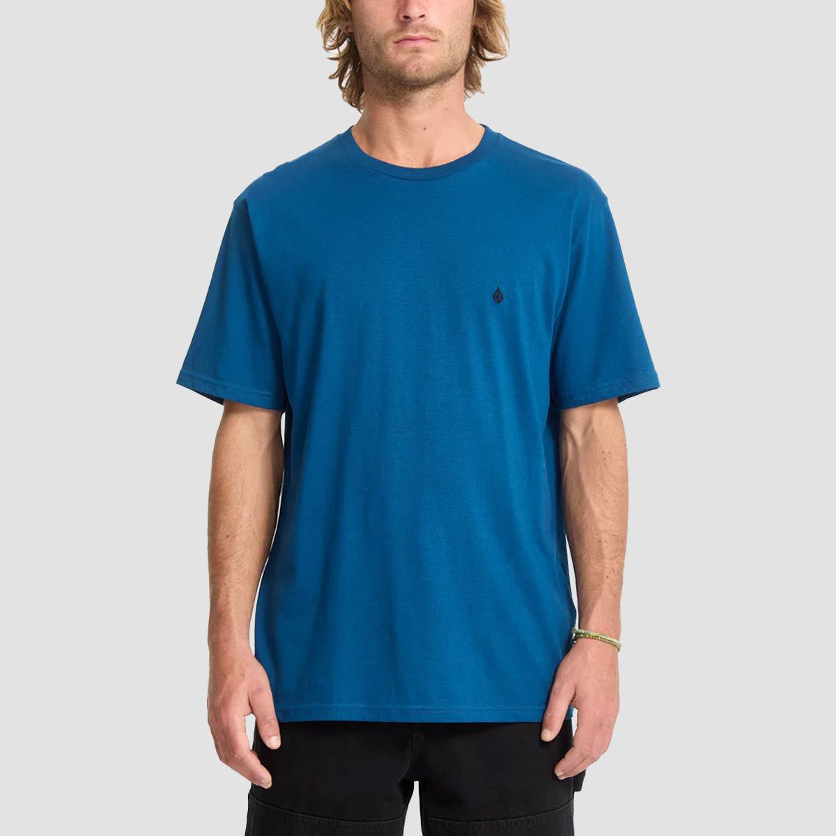 Volcom Stone Blanks T-Shirt Cosmic Blue