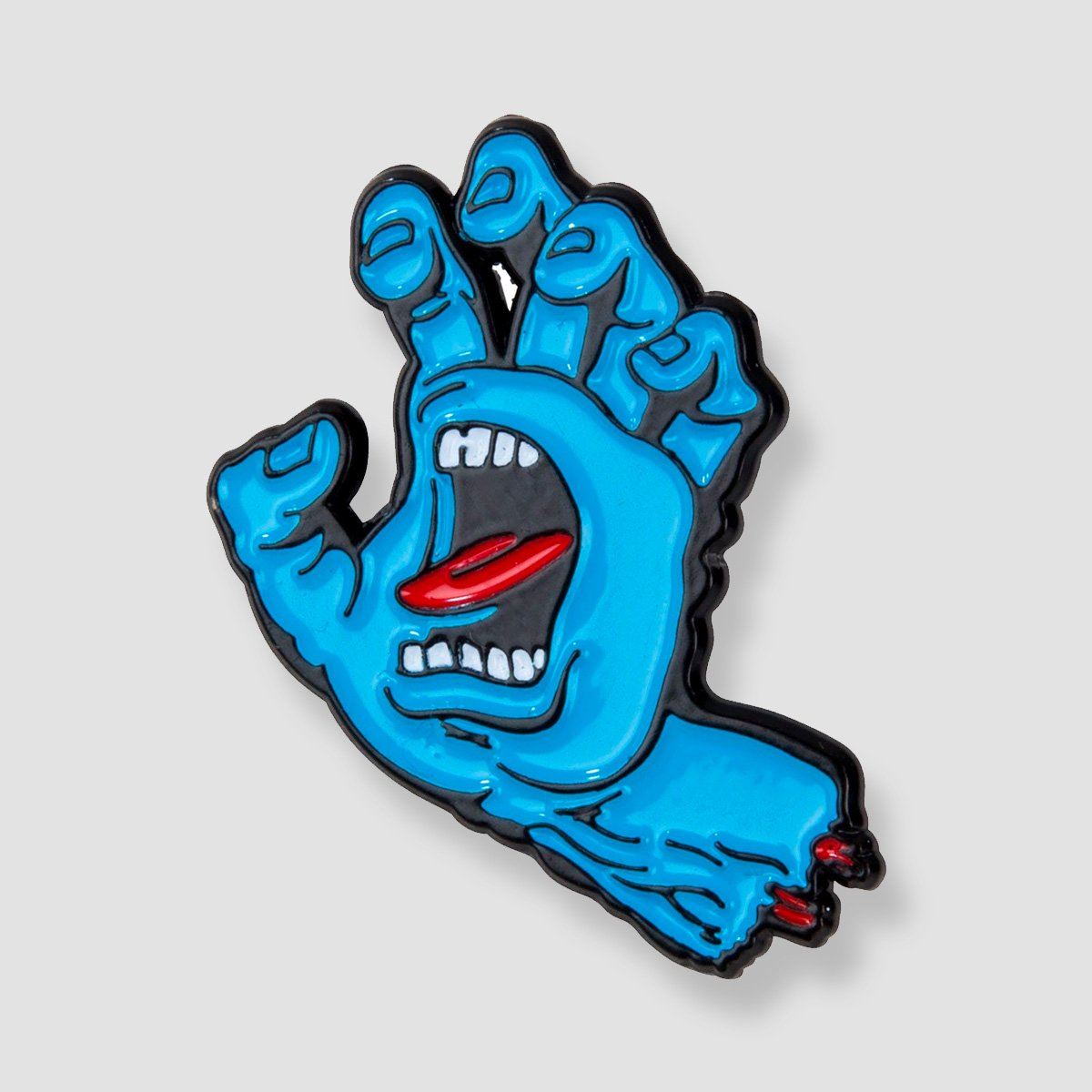 Santa Cruz Screaming Hand Pin Blue