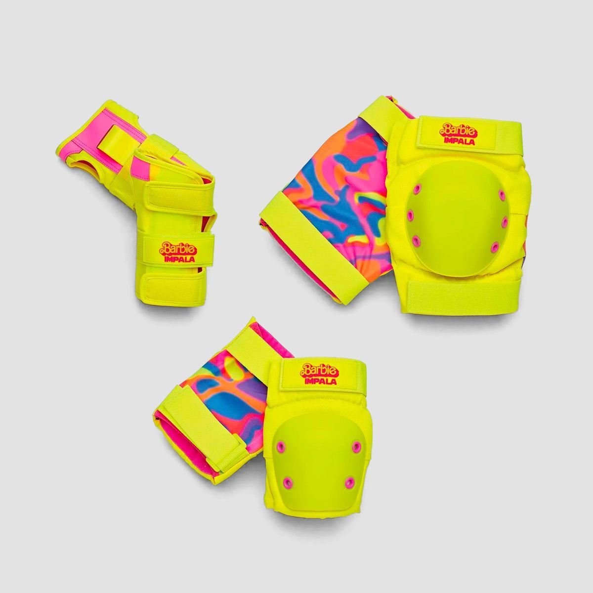 Impala Protective Pad Set Barbie Bright Yellow