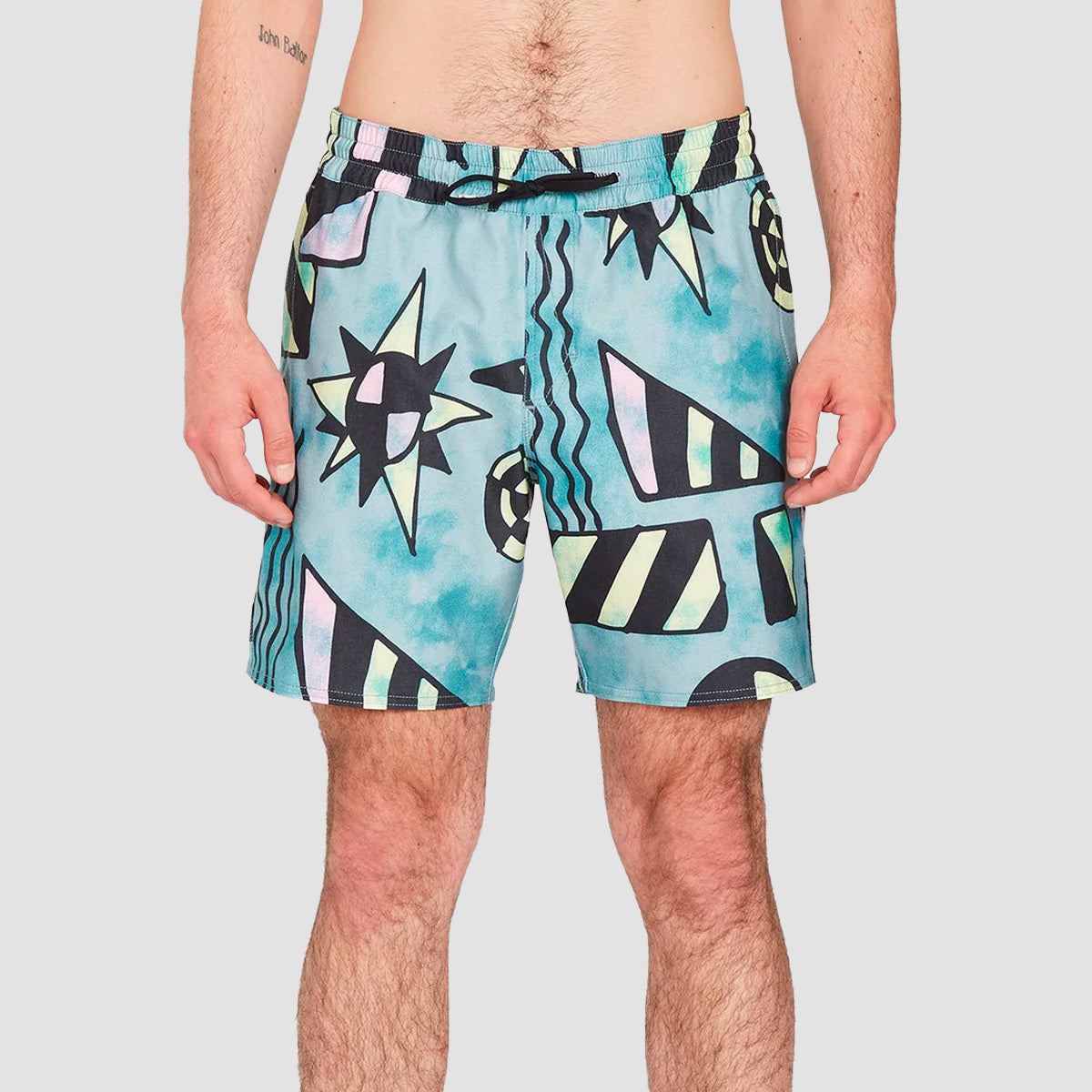 Volcom Chlorine Killer Stoney 17" Boardshorts Temple Teal