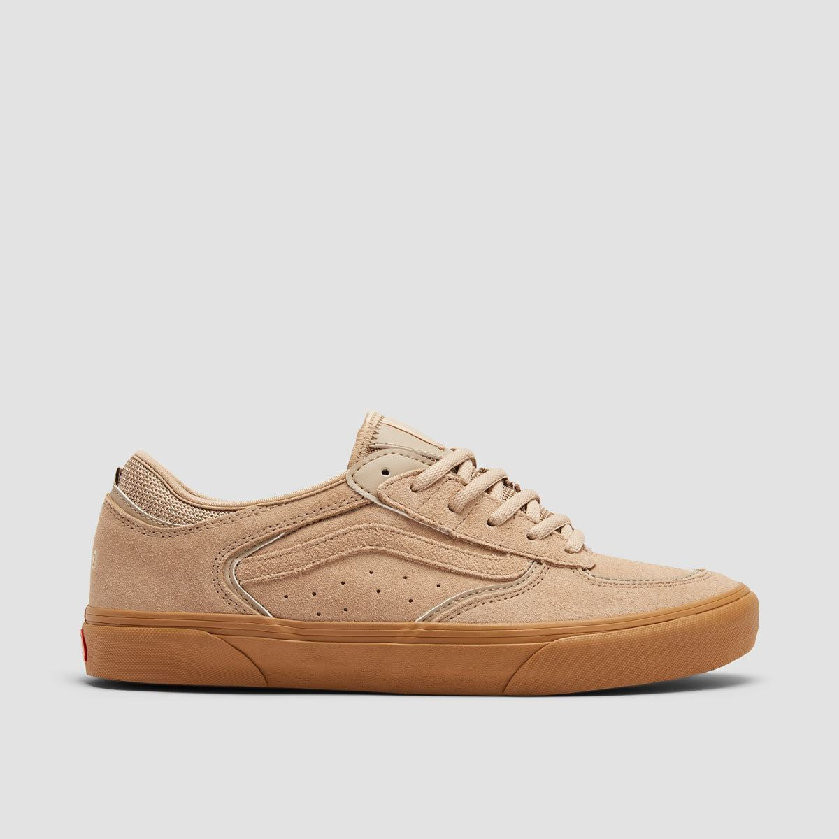 Vans Skate Rowley Shoes Suede Tan/Gum