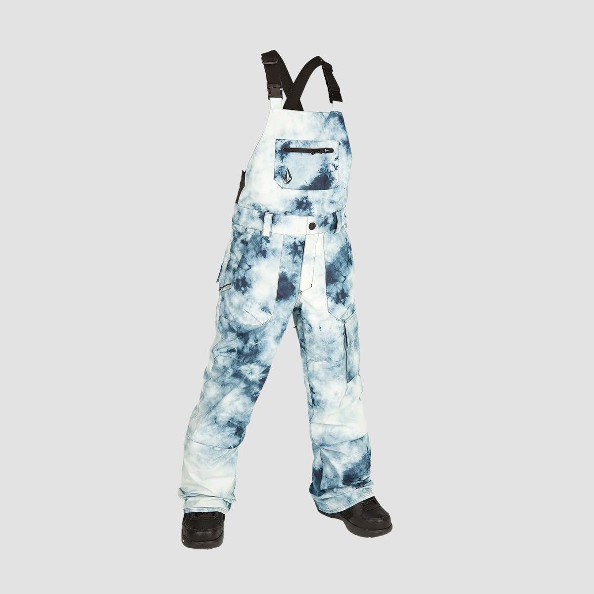 Volcom Barkley Ins Snow Bib Overall Storm Tie-Dye - Kids