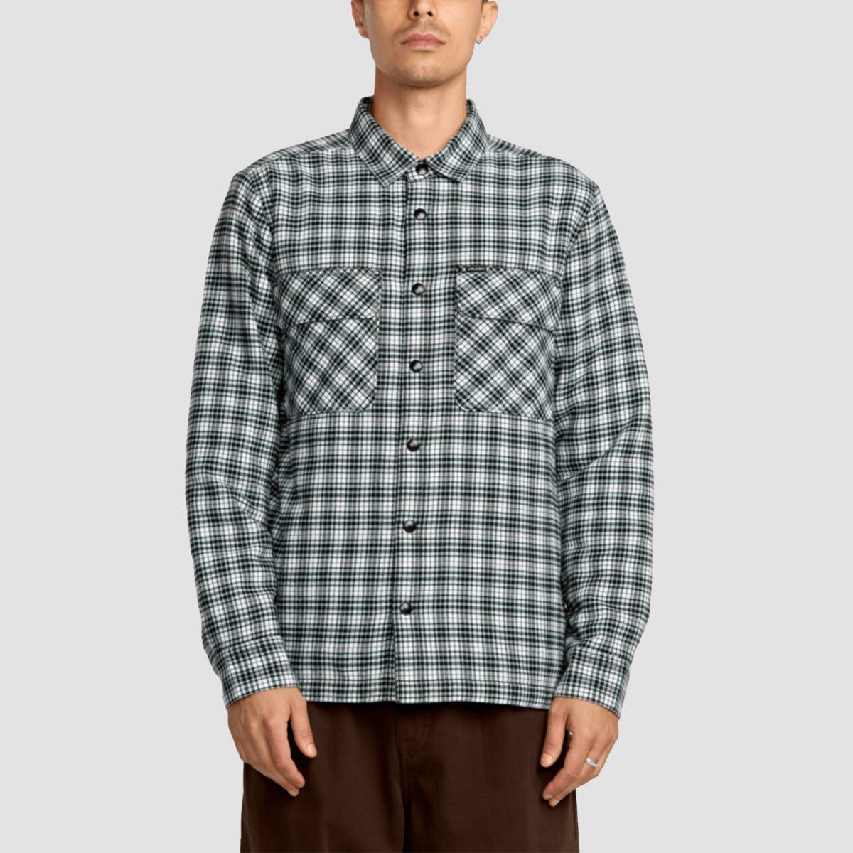 Volcom Wilderstone Longsleeve Shirt Dirty White