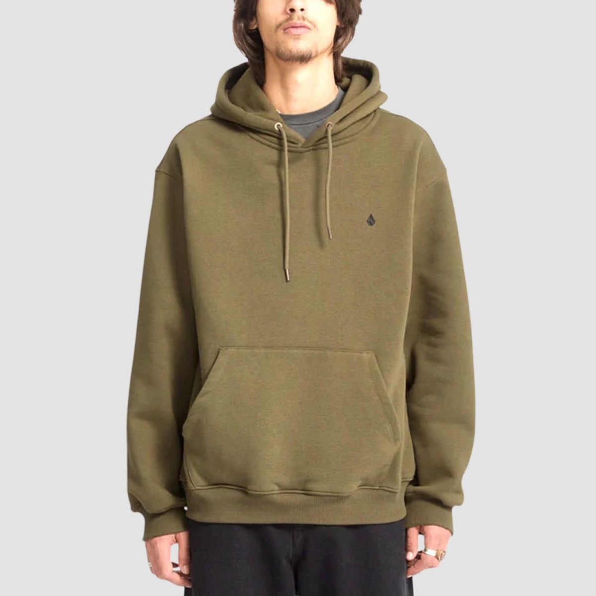 Volcom Single Stone Pullover Hoodie Sage Leaf