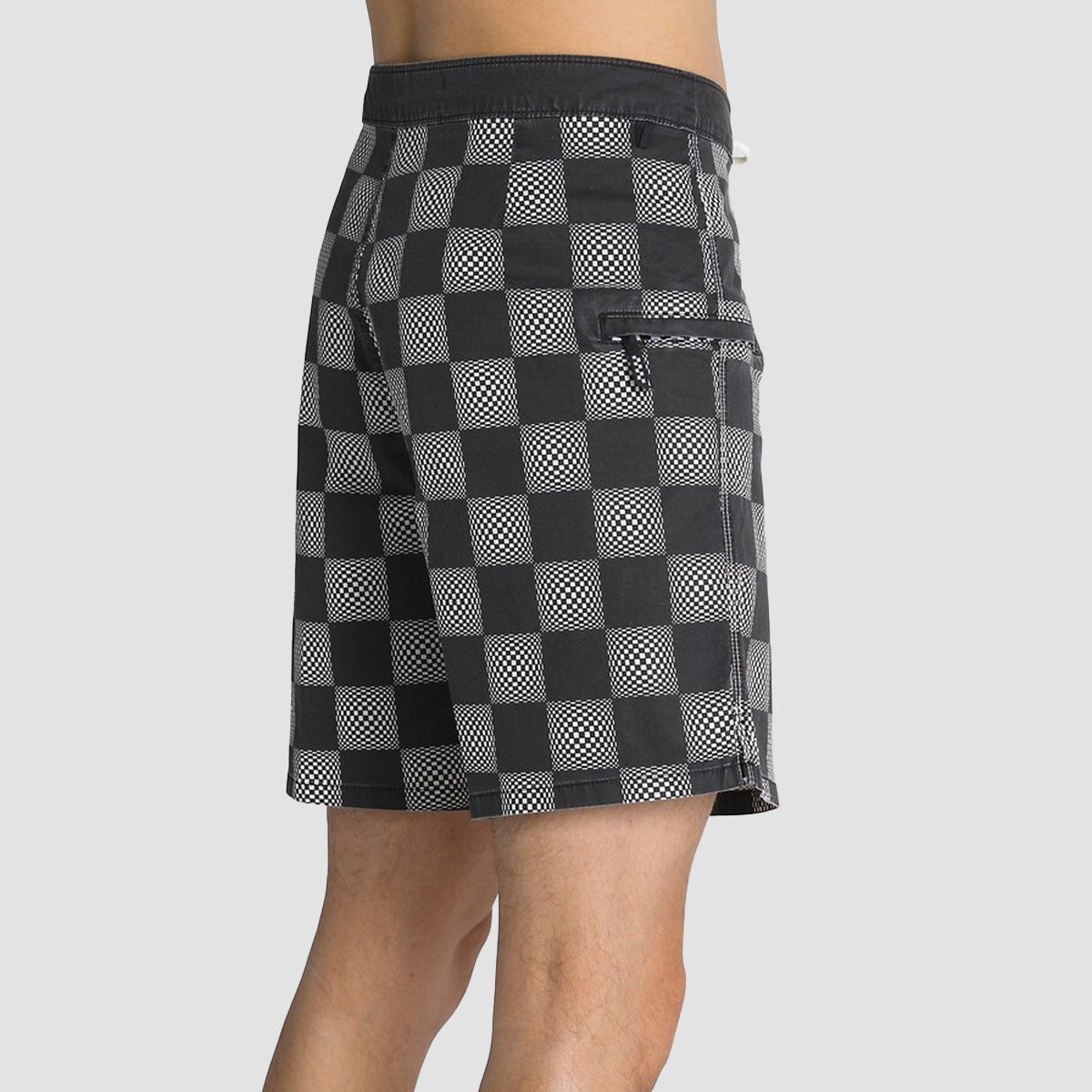 Vans The Daily Vintage Check Boardshorts Black/White