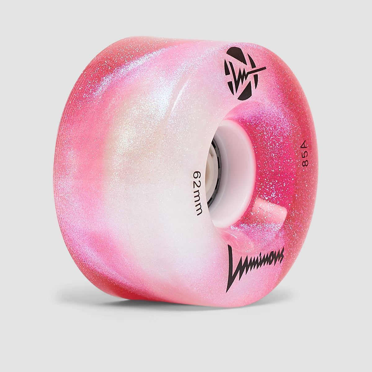 Luminous LED Quad 85a Wheels x4 Cotton Candy 62mm