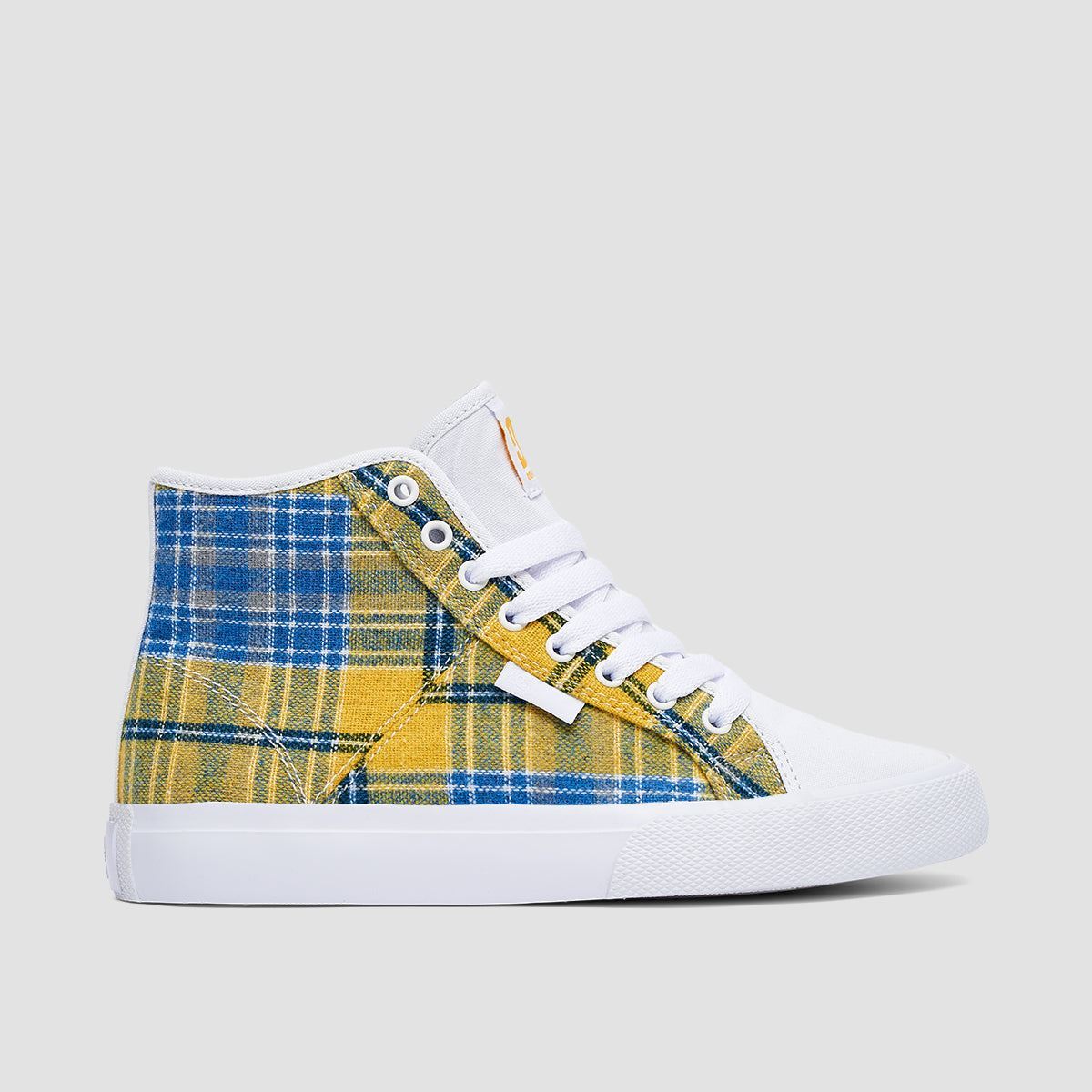 DC Manual Hi TXSE Shoes - White/Plaid - Womens