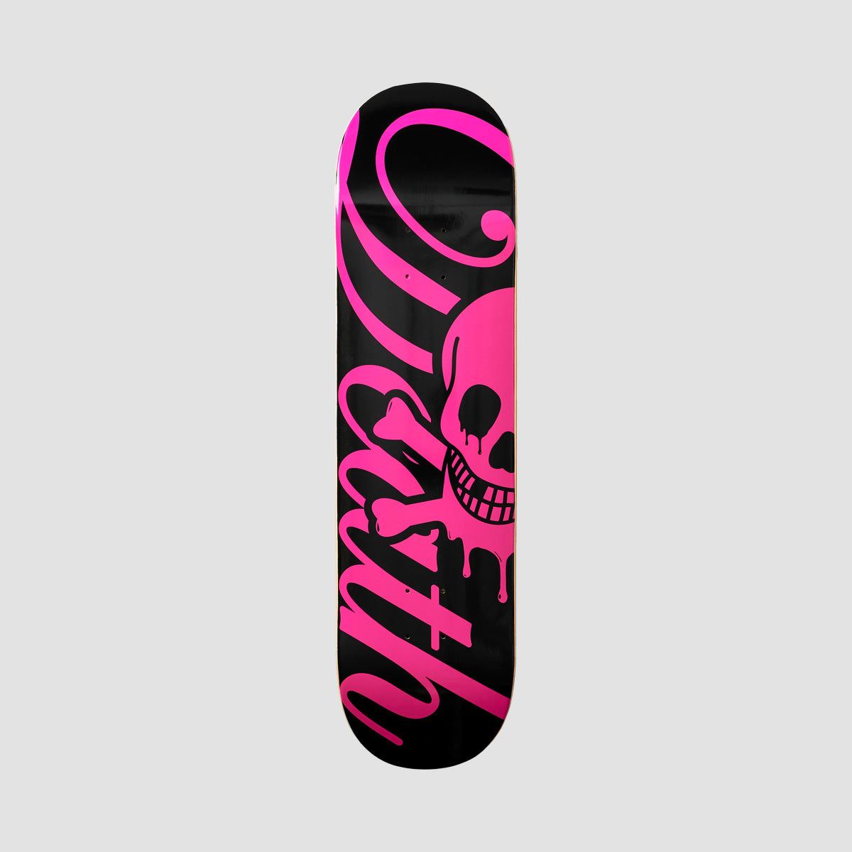 Death Script Popsicle² Shape Skateboard Deck Black/Pink - 8.5”