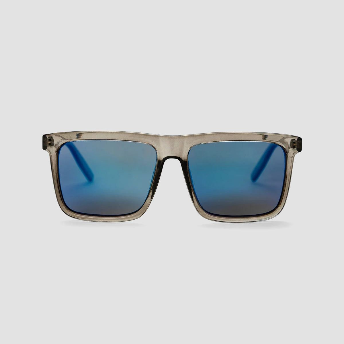 CHPO Bruce Sunglasses Transparent Grey/Blue Mirror