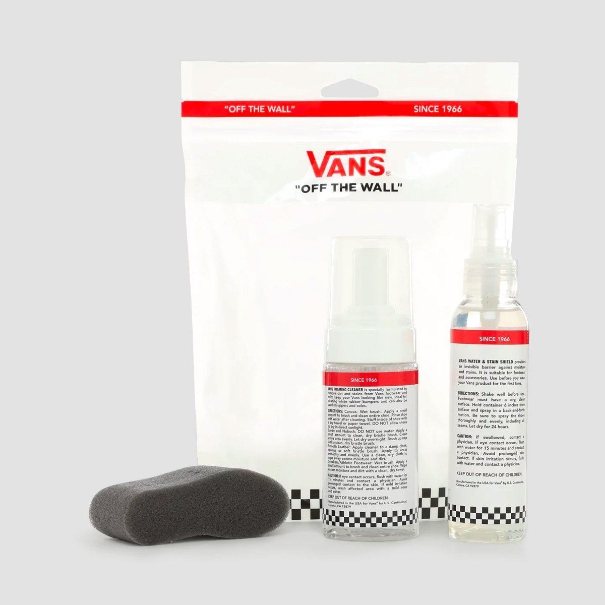 Vans Shoe Care Canvas Kit White