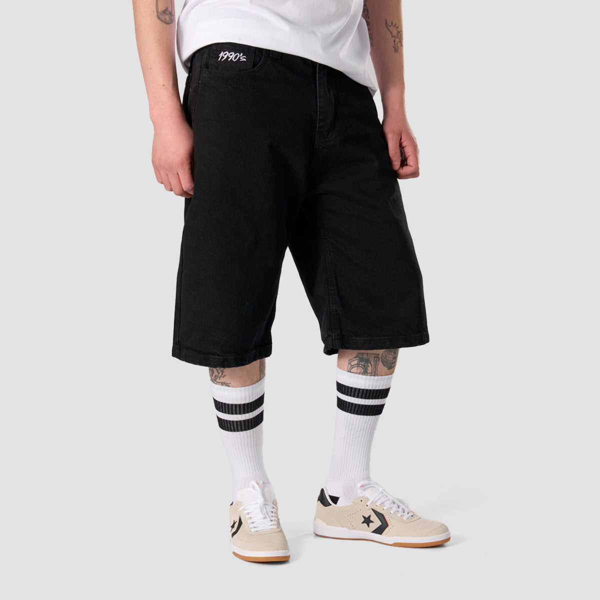 1990's Denim Shorts Black
