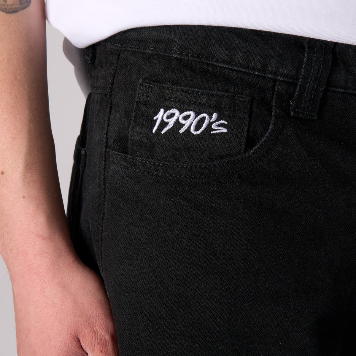 1990's Denim Shorts Black