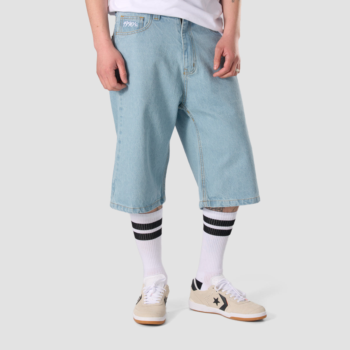 1990's Denim Shorts Blue Wash