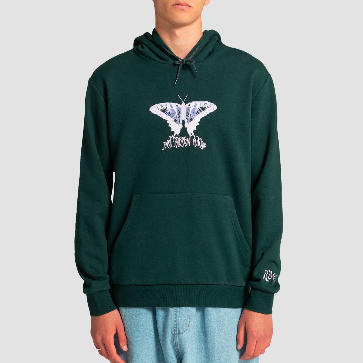 RVCA Future Pullover Hoodie Hunter Green