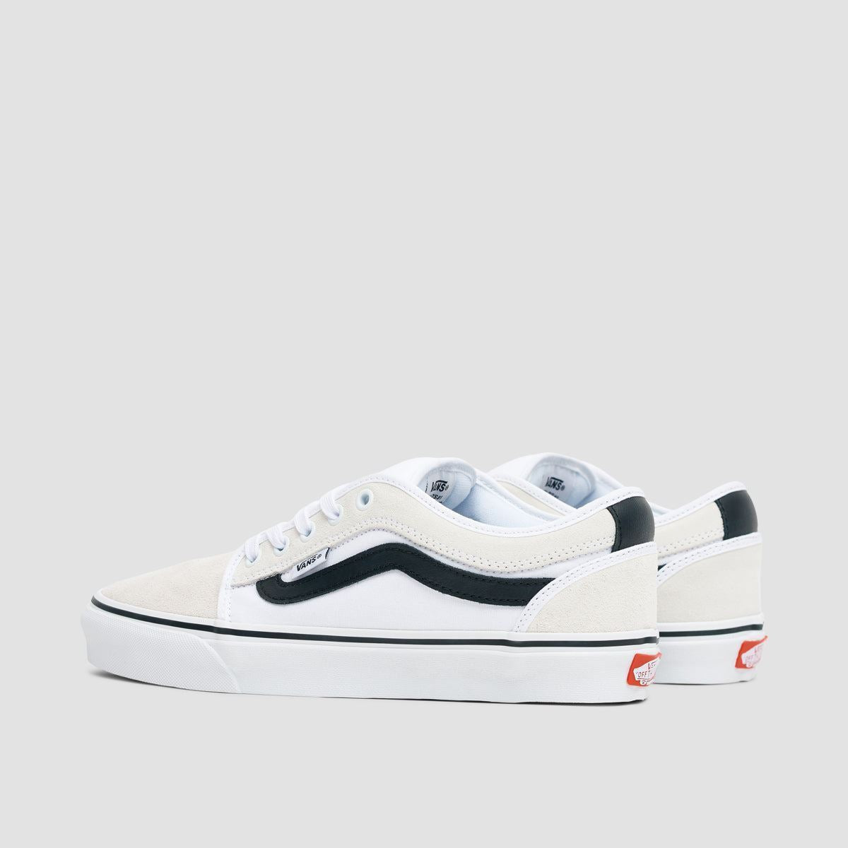 Vans Chukka Low Sidestripe Shoes - White/Black/Gum