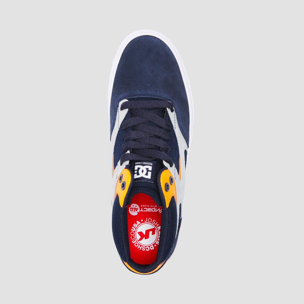 DC Kalis Vulc Mid S Shoes - Navy/Grey