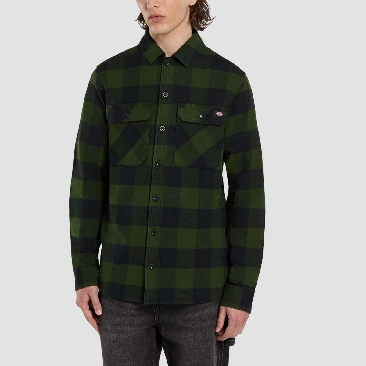 Dickies New Sacramento Longsleeve Shirt Pineneedle