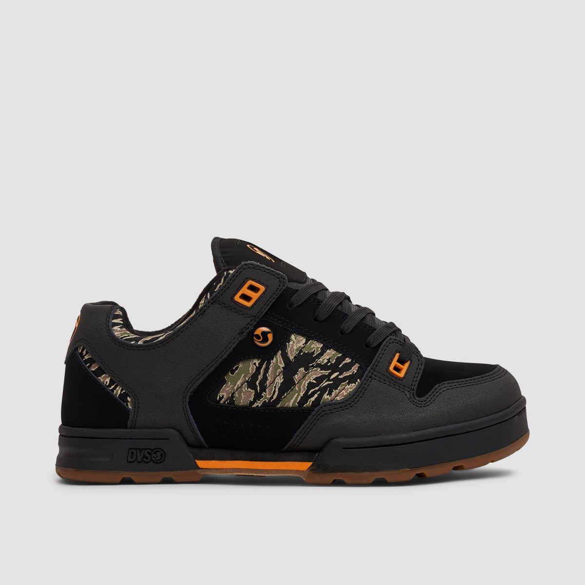 DVS Militia Shoes - Black/Jungle/Camo Nubuck