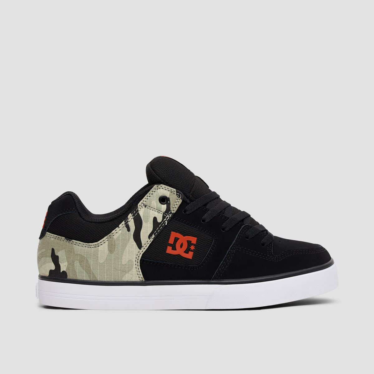 DC Pure Shoes Black Camouflage 7uk Black Camouflage