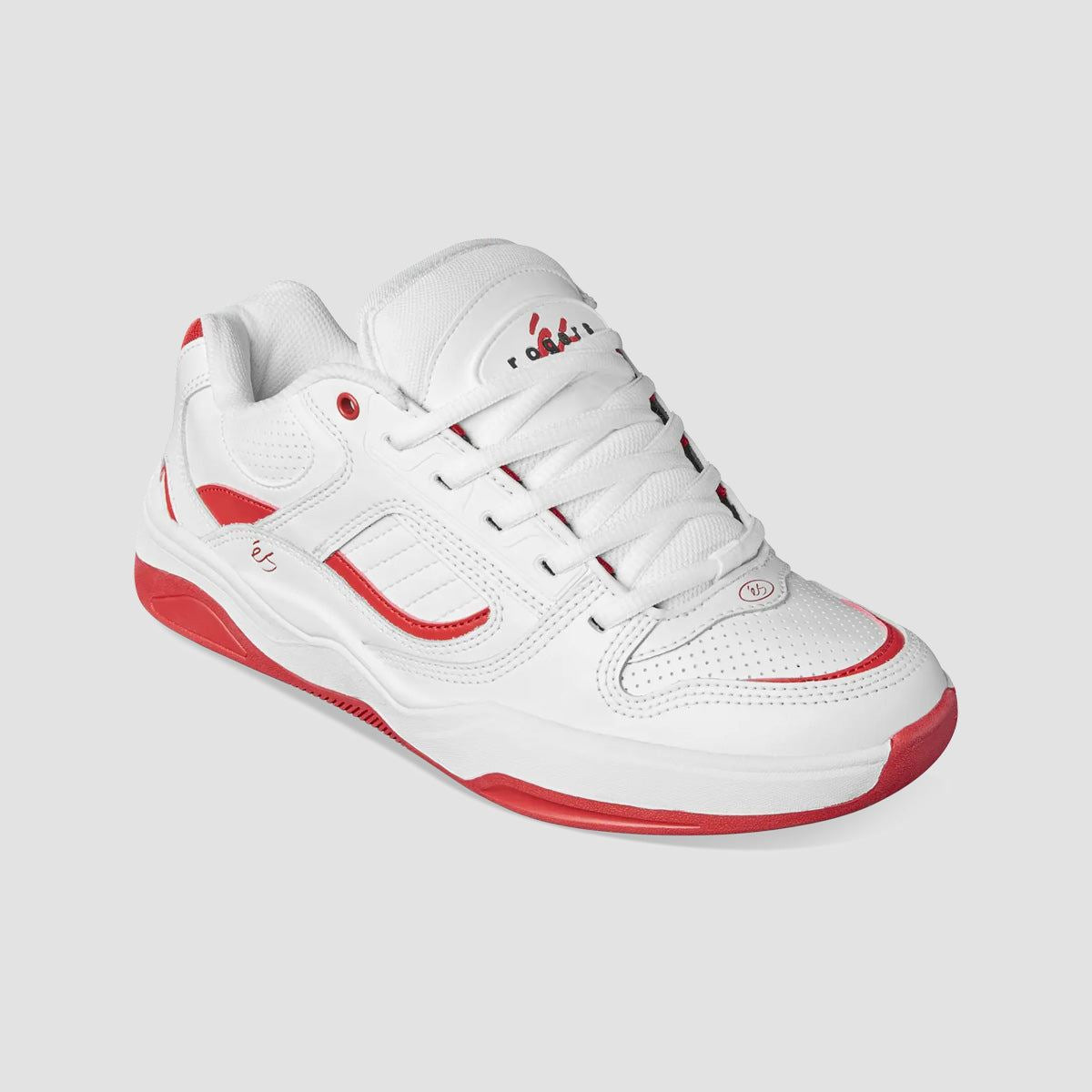 eS TJ Rogers Shoes - White/Red
