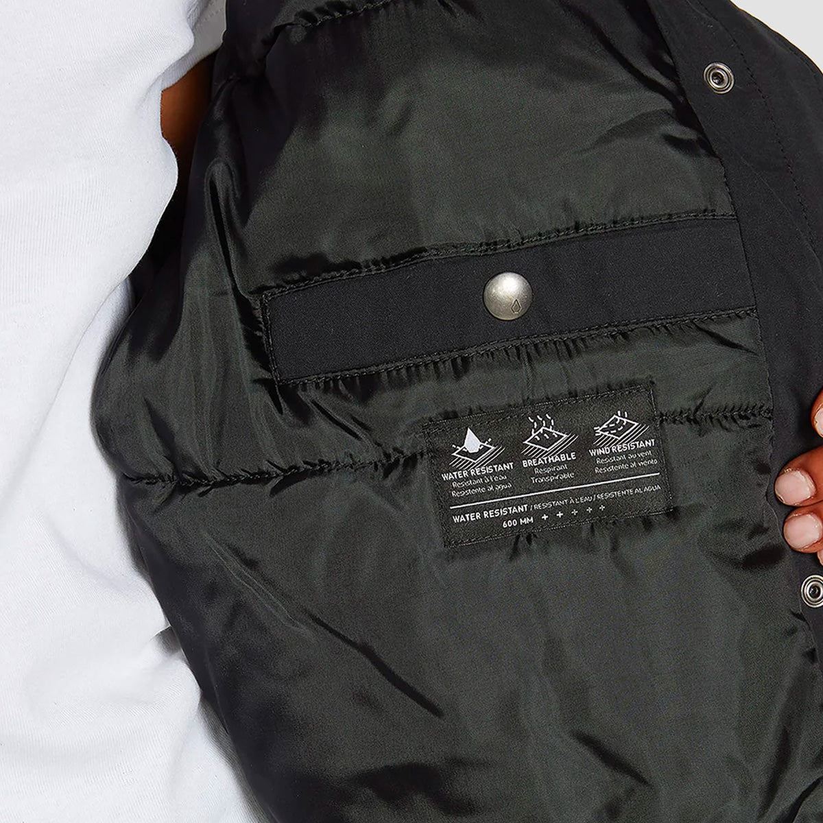 Volcom Walk On By 5K Parka Jacket Black - Womens