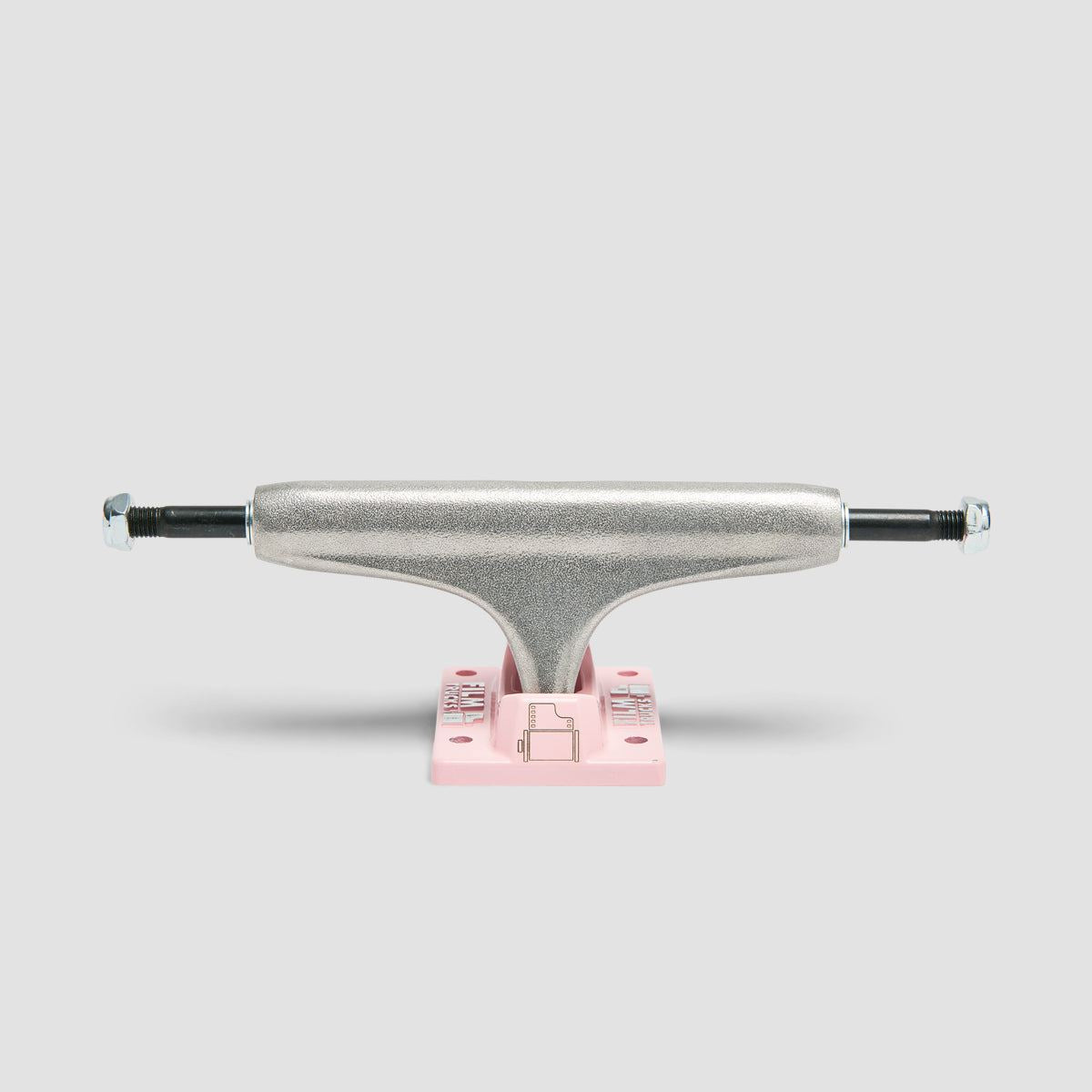 Film 5.25 Skateboard Trucks 1 Pair Pink Marshmallow Baseplate - 8"