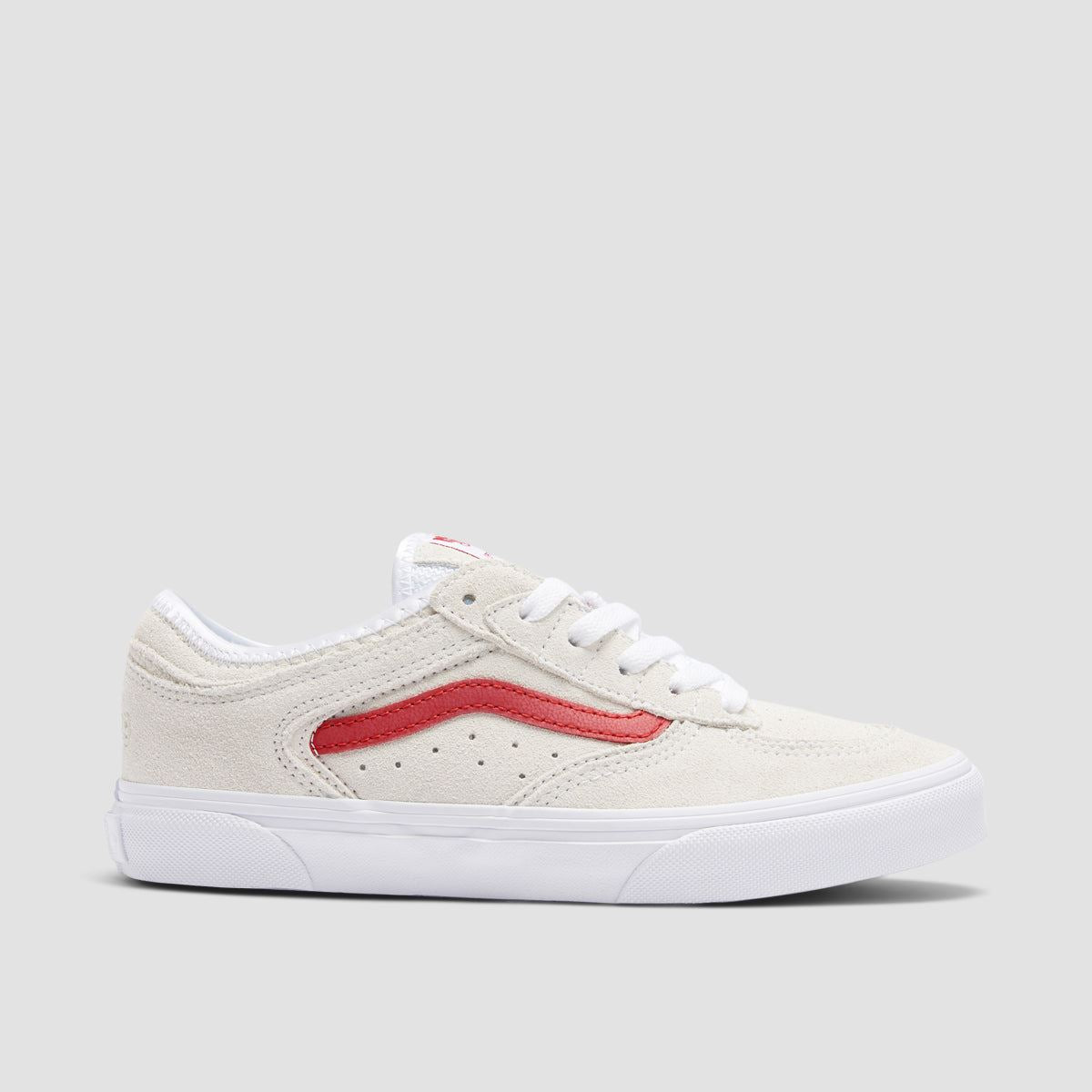 Vans Rowley Classic Shoes White Racing Red Kids