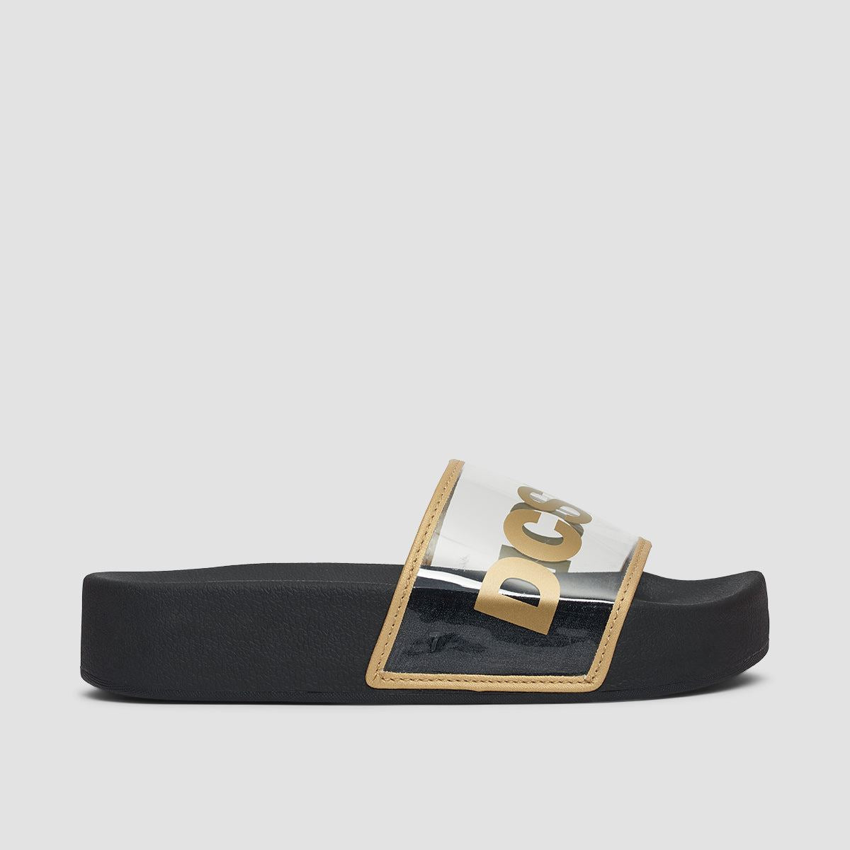 DC Slide Platform SE Black/Gold - Womens