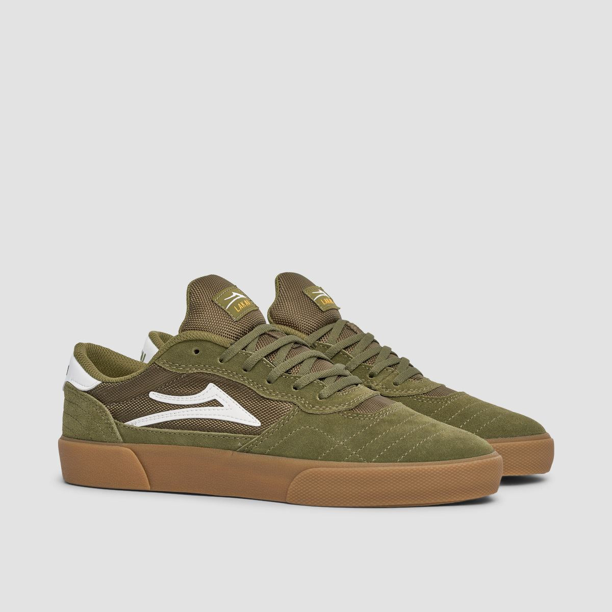 Lakai Cambridge Shoes - Olive Suede