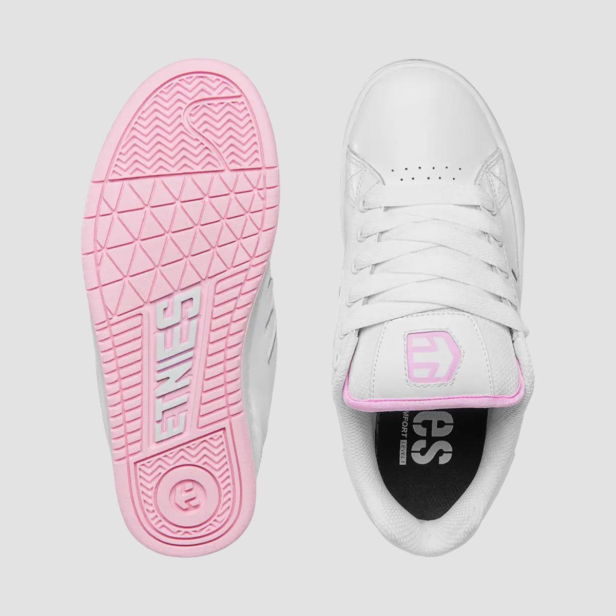 Etnies Callicut Shoes - White/Pink - Womens