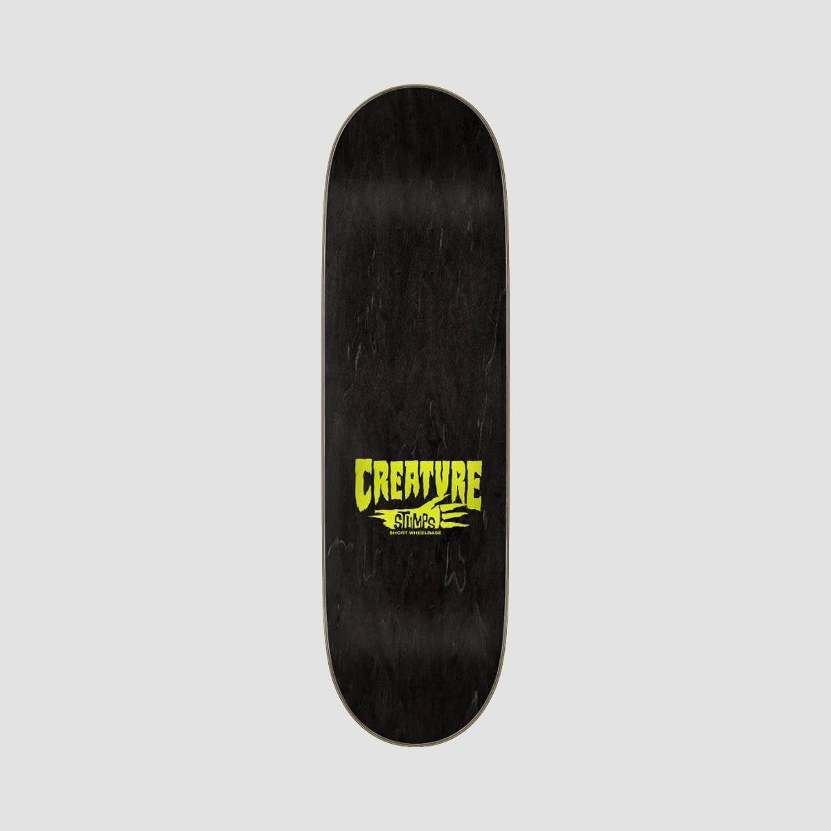 Creature Logo Outline Stumps Skateboard Deck Various Stains - 9"
