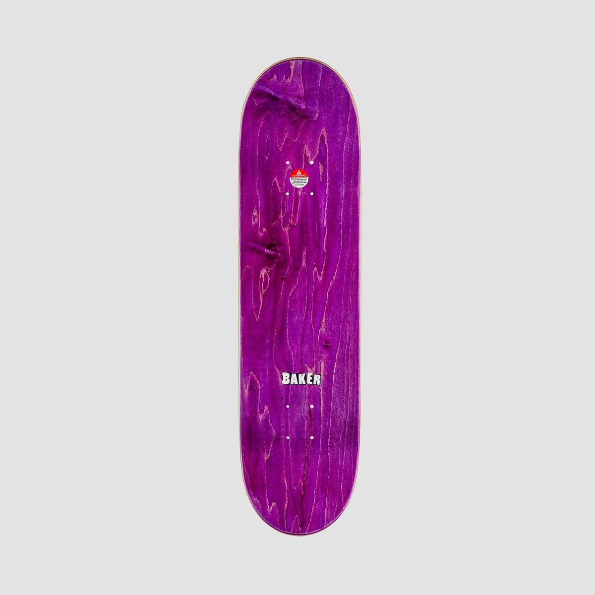 Baker Brand Logo Skateboard Deck Black/Black/White - 8"