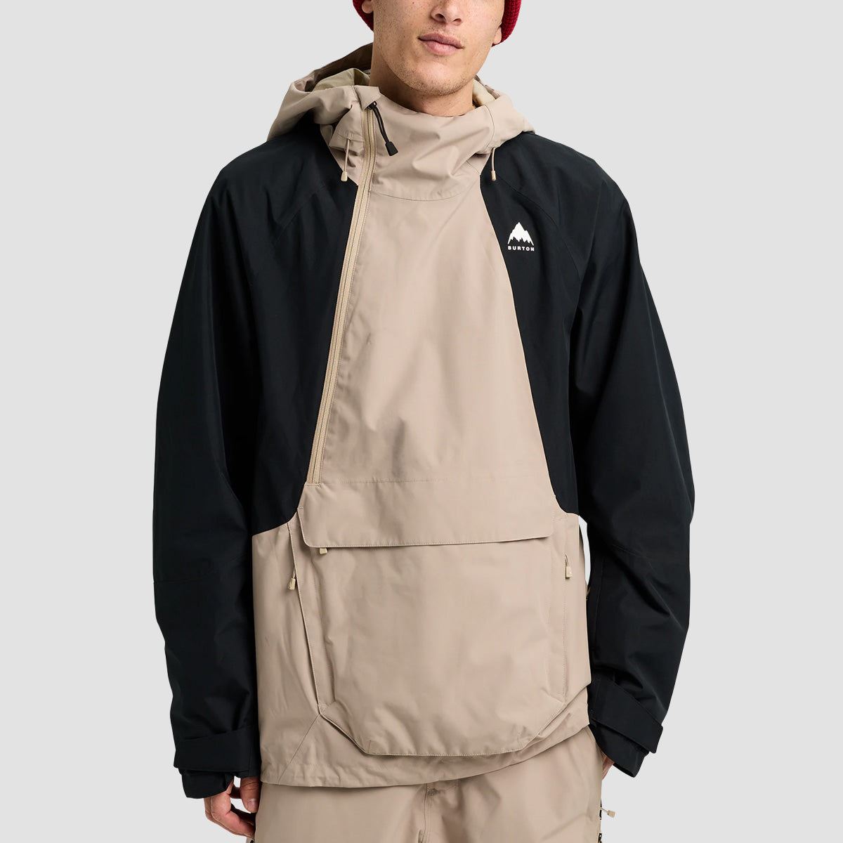 Burton Reserve 2L Relaxed Anorak Snow Jacket Summit Taupe/True Black