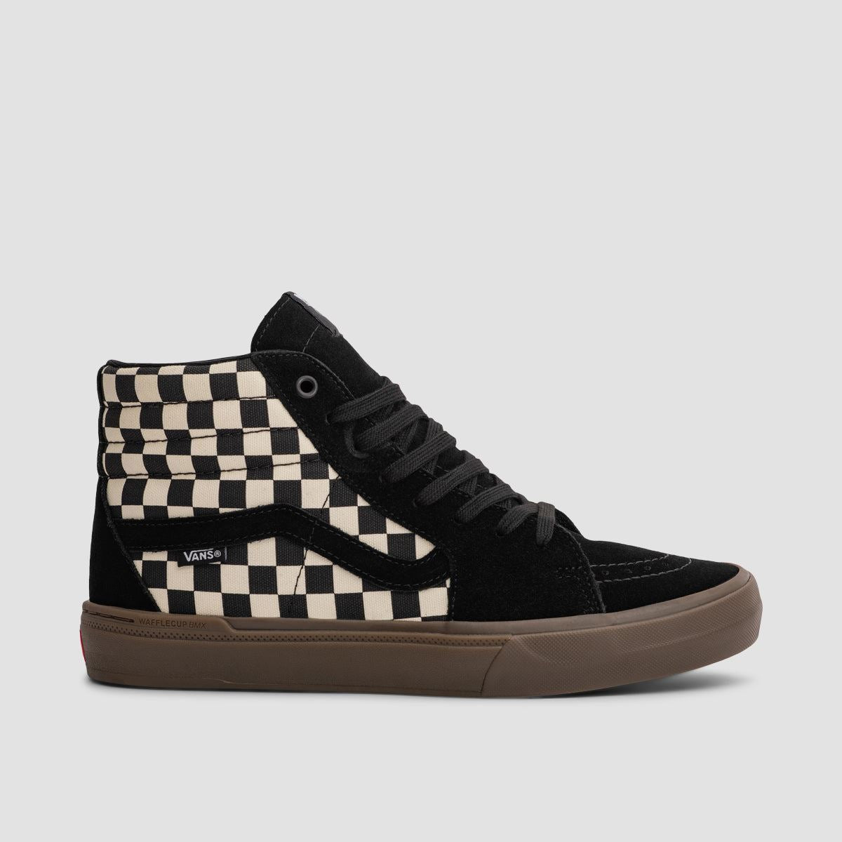 Vans BMX SK8-Hi Shoes Checkerboard Black/Dark Gum