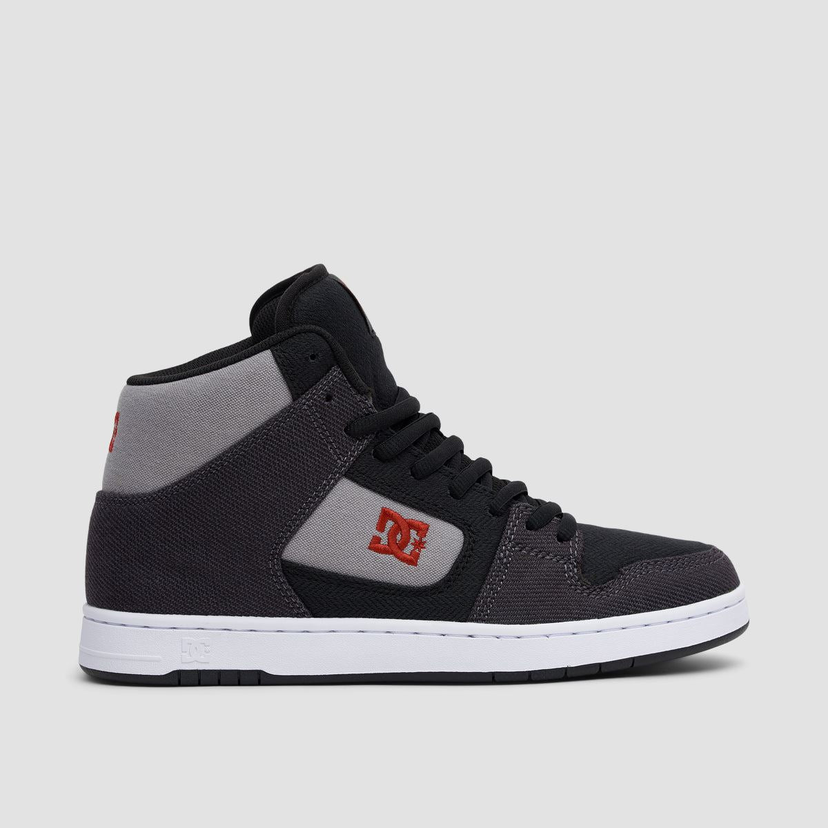 DC Manteca 4 Hi Zero Waste Shoes - Black/Red/Grey