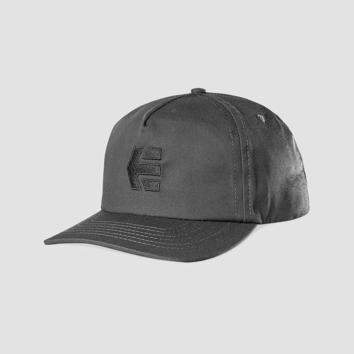 Etnies Icon Destruct Snapback Cap Black/Black