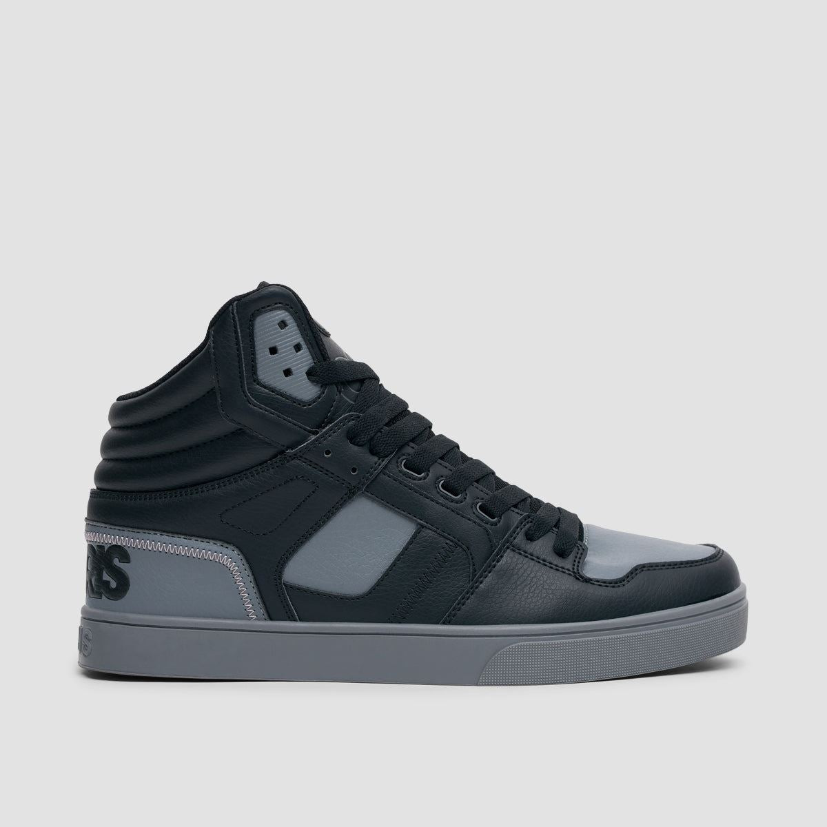 Osiris Clone High Top Shoes - Black/Grey/Grey