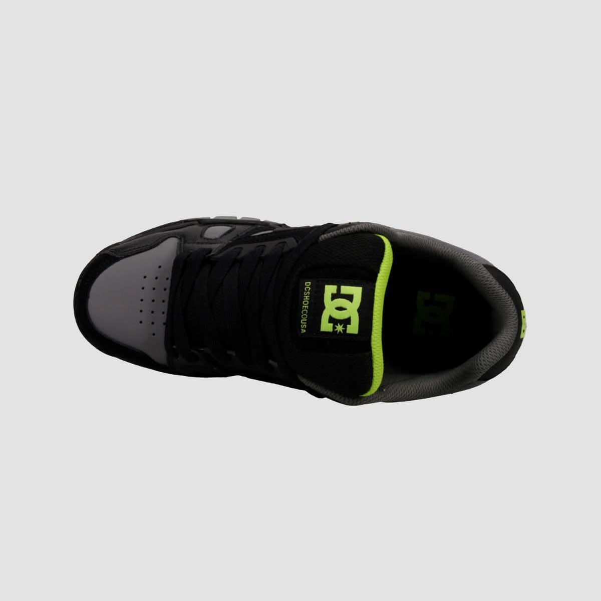 DC Stag Shoes - Black/Lime