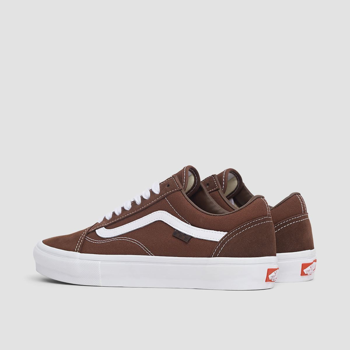 Vans Skate Old Skool Shoes - Nick Michel Brown/White