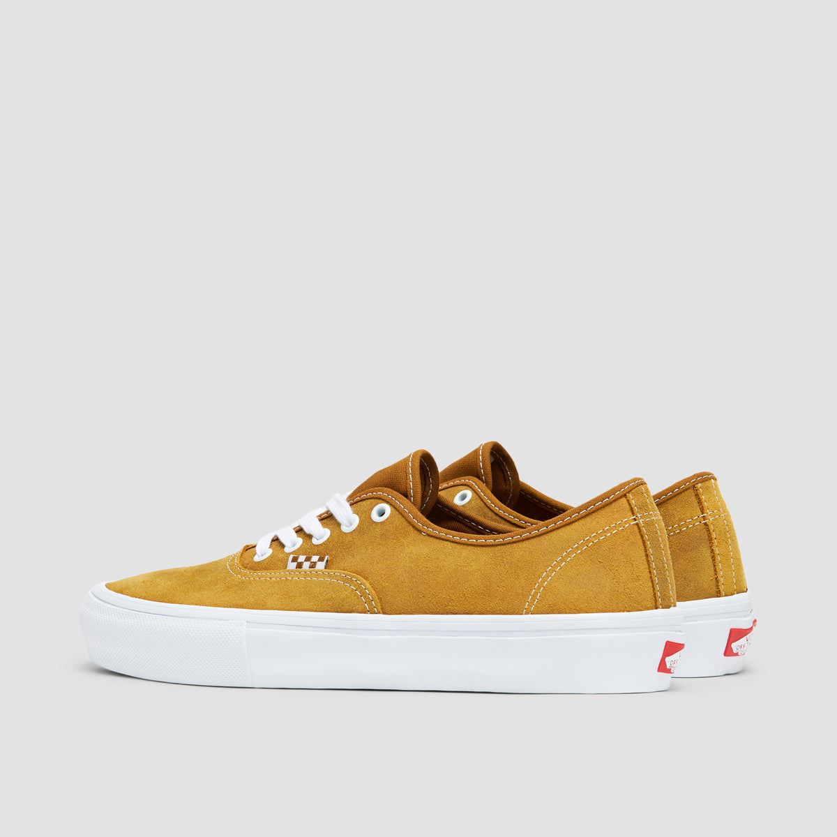 Vans Skate Authentic Shoes - Leather Golden Brown