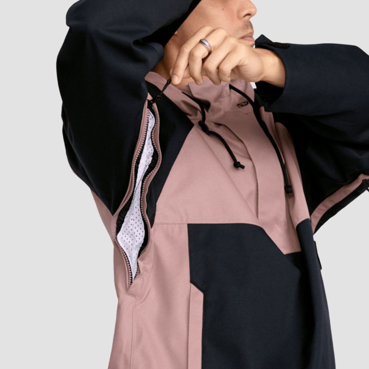 Volcom Hossegor Pullover 20K Snow Jacket Mauve