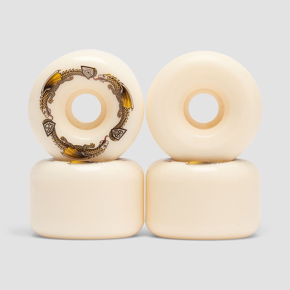 Powell Peralta Dragon Formula 88A Bomber Skateboard Wheels Off White 60x40mm
