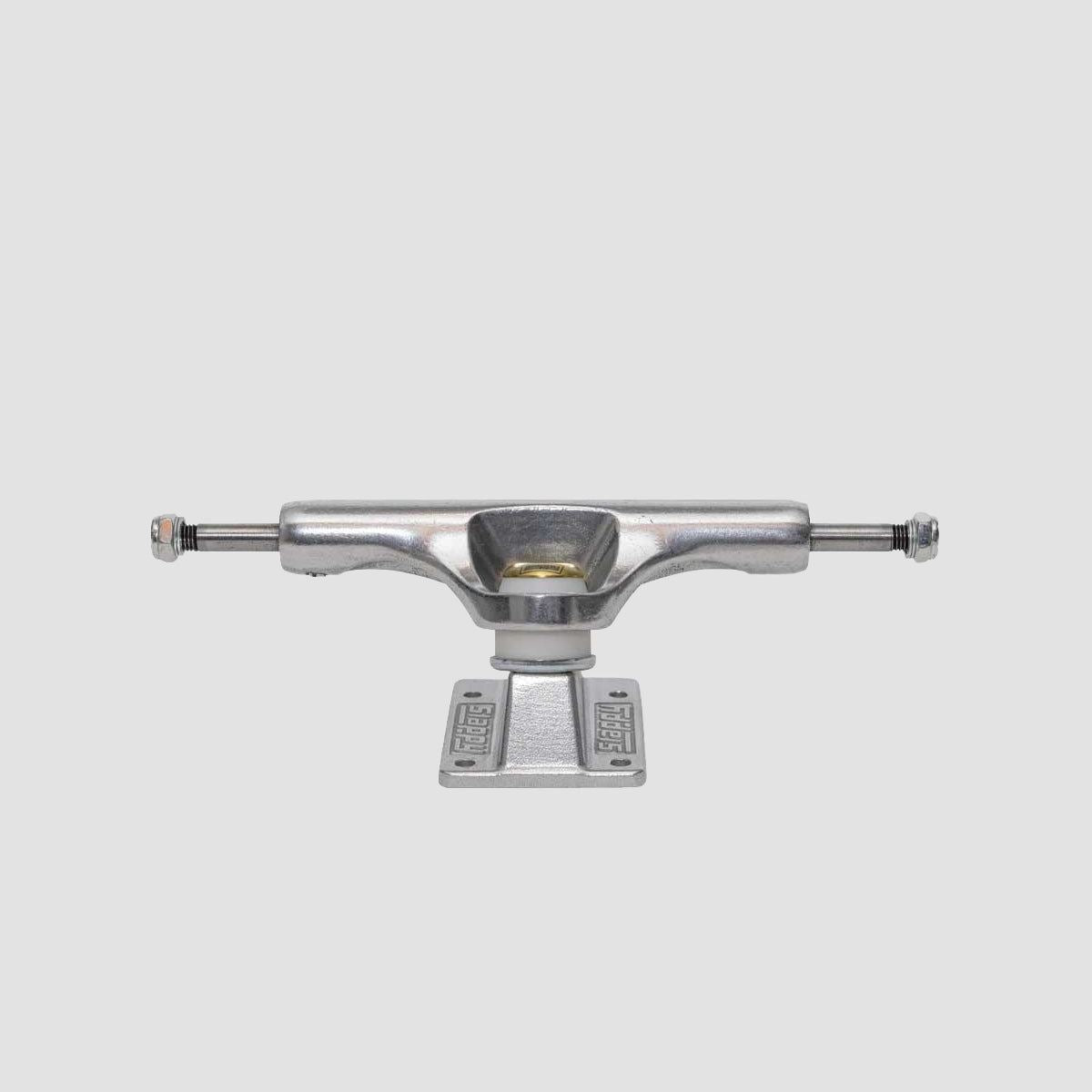 Slappy ST1 Inverted Hollow Lights/Ultra Low Kingpin Skateboard Trucks 1 Pair Polished/Gold - 8"