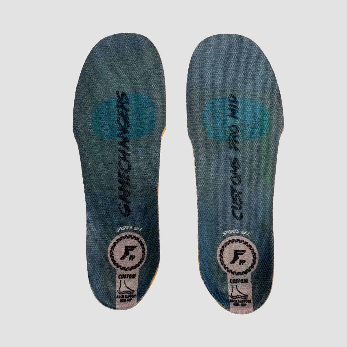 Footprint Gamechanger Elite Custom Orthotic Quantum Heel Sports Gel Mid Insoles