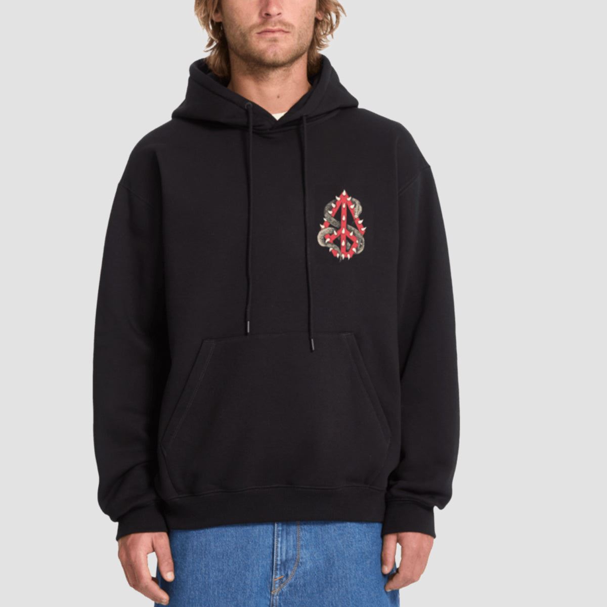 Volcom Watanite Pullover Hoodie Black